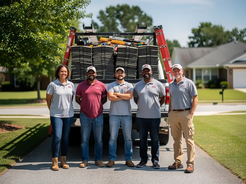 Georgia Roofers team